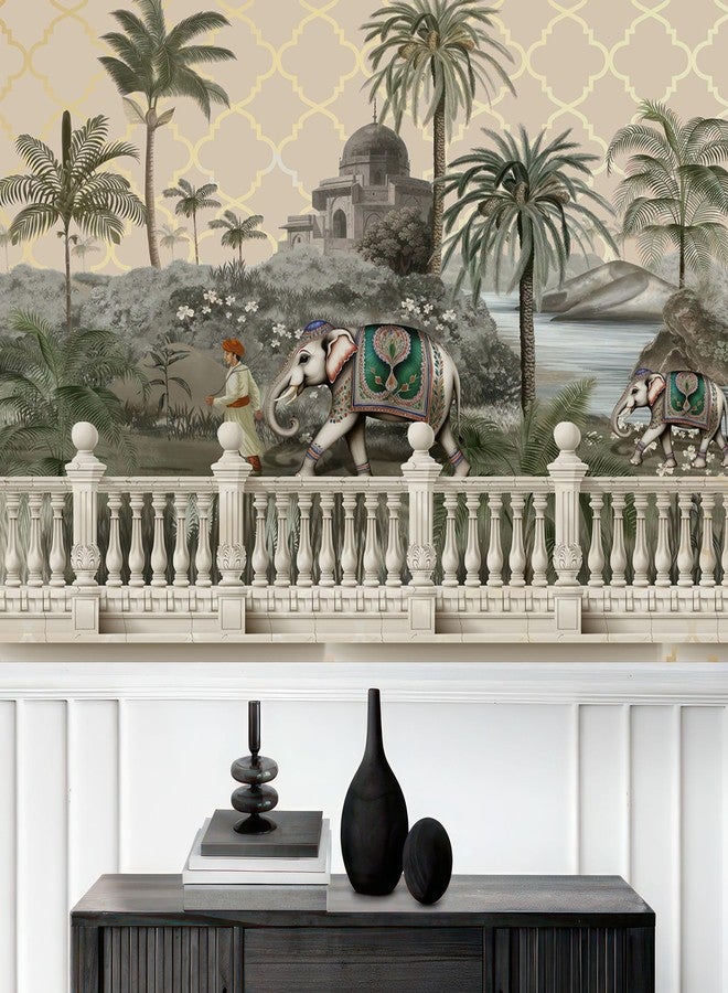 999STORE Jodhpur A Rich Rajasthan Theme Wallpaper Indian Wallpaper Wallpaper for Walls Bedroom (Non8X60458) - Image 3